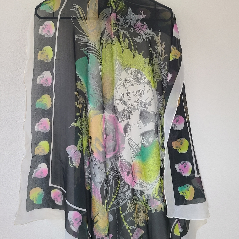 God Save LA Skelton scarf